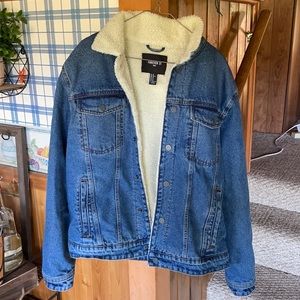 Denim Faux Jean Jacket